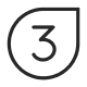 Number 3 Icon